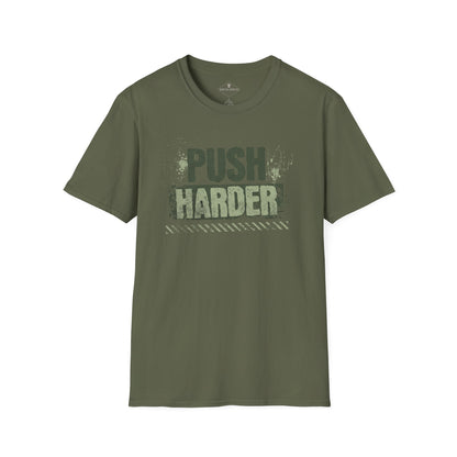 Push Harder Moss Green T-Shirt