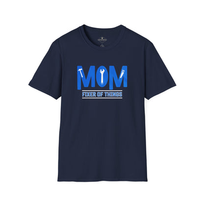 Mom Fixer Of Things Navy Blue T-Shirt