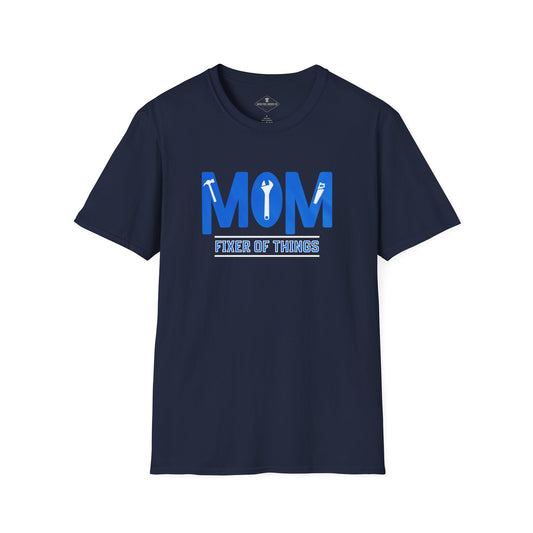 Mom Fixer Of Things Navy Blue T-Shirt