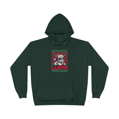 Fa La La La Llama Green Hoodie