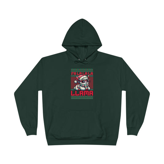 Fa La La La Llama Green Hoodie
