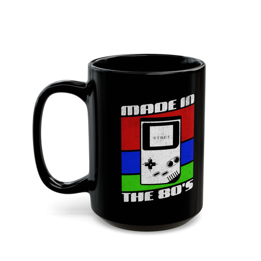 Made In The 80's Black Mug