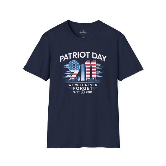 Patriot Day 9-11 Navy Blue T-Shirt