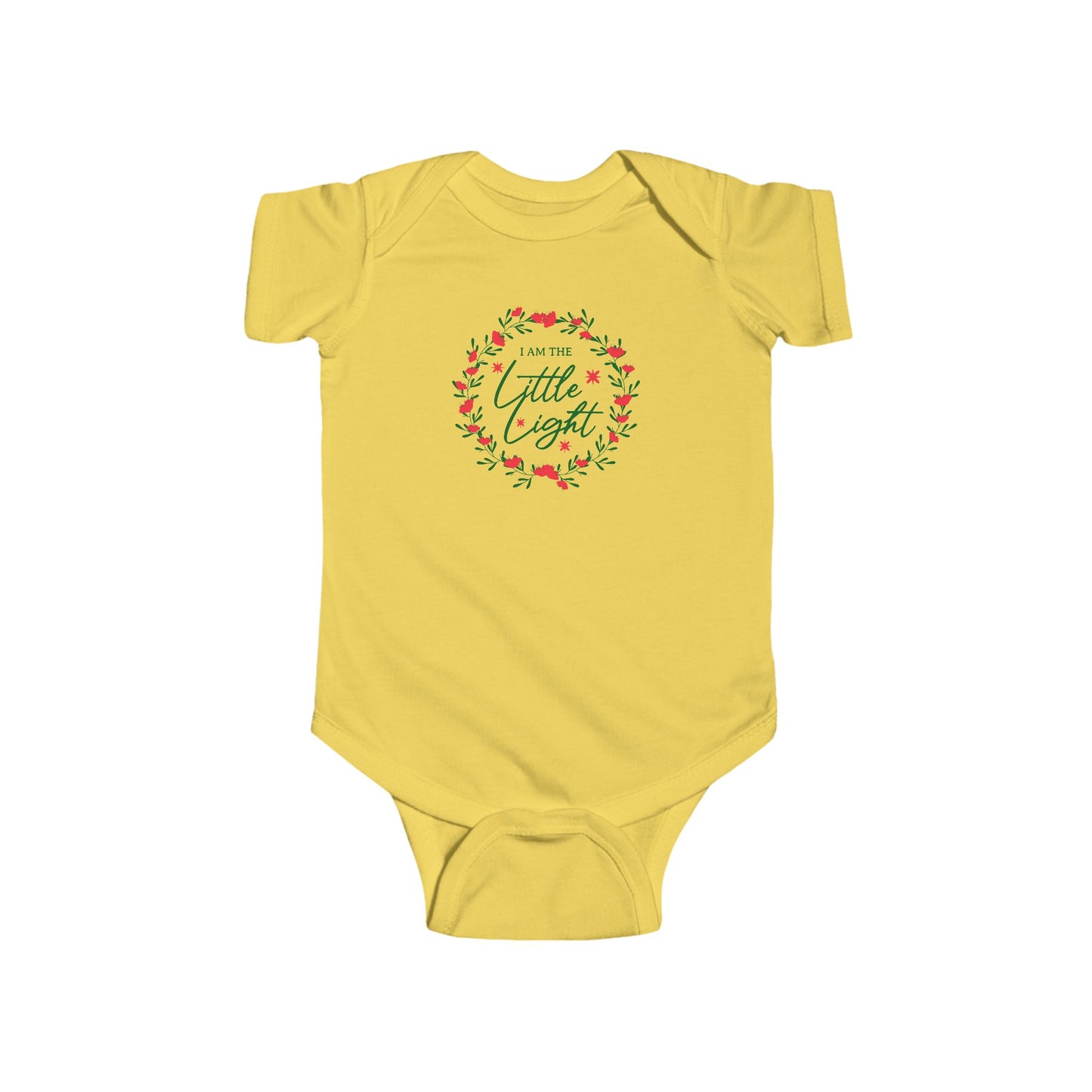 I Am The Little Light Yellow Baby Onesie