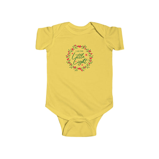 I Am The Little Light Yellow Baby Onesie