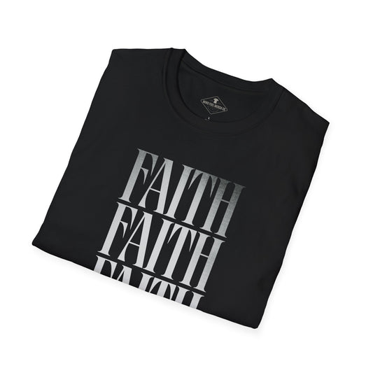 Faith Faded Black T-Shirt