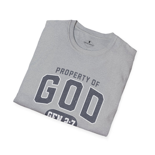 Property Of God Grey T-Shirt