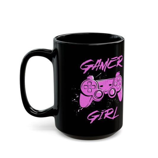 Gamer Girl Black Mug