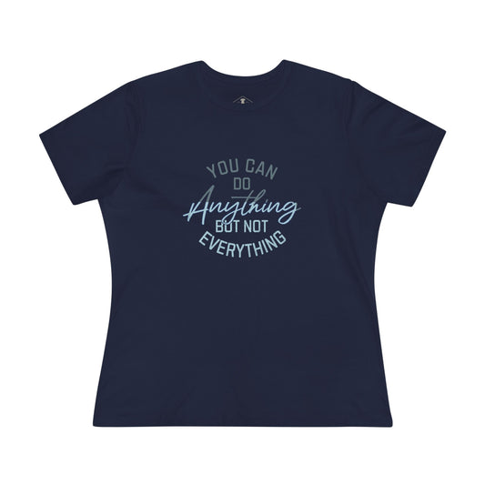 You Can Do Anything Navy Womens T-Shirt