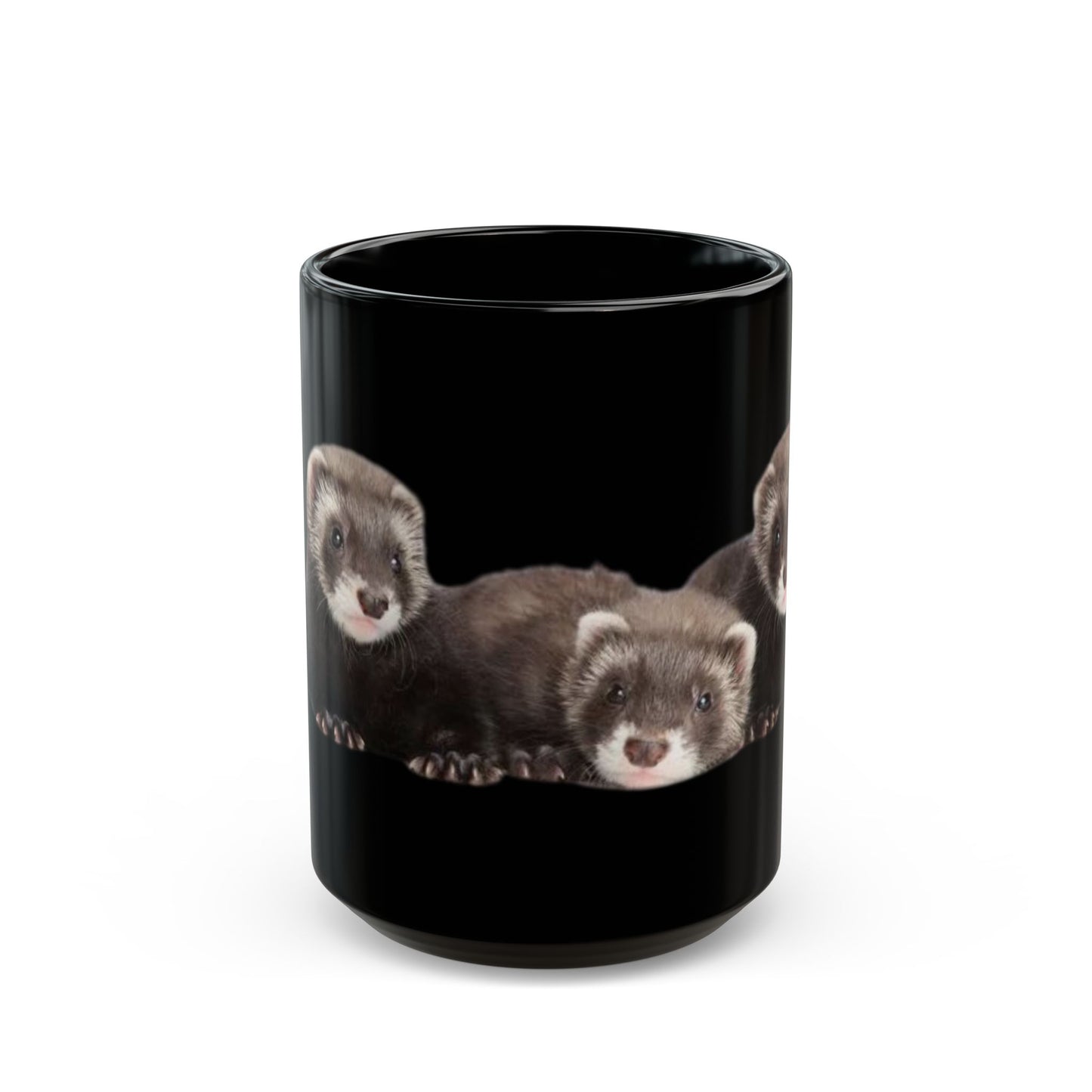 Ferrets Black Mug