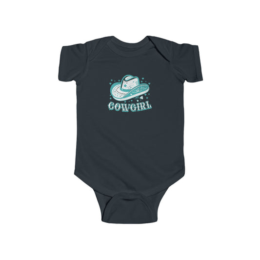 Cowgirl Black Baby Onesie