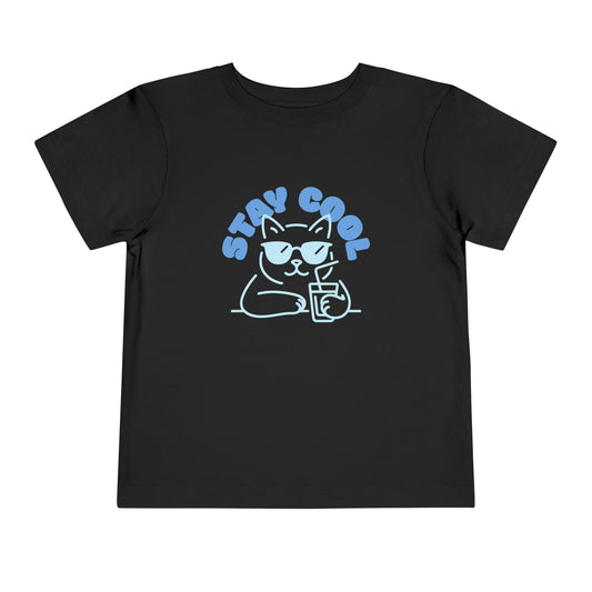 Stay Cool Black Toddler T-Shirt