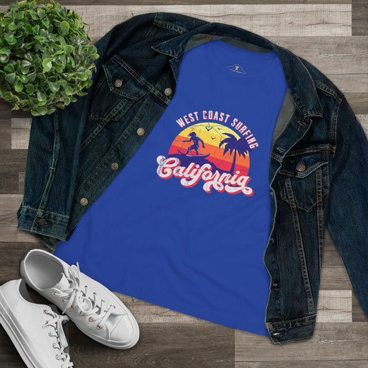 California Surfing Royal Womens T-Shirt