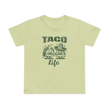 Taco Life Green Womens T-Shirt
