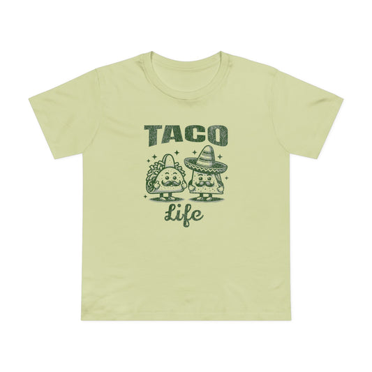 Taco Life Green Womens T-Shirt