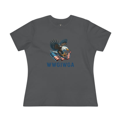 WWG1WGA Charcoal Womens T-Shirt