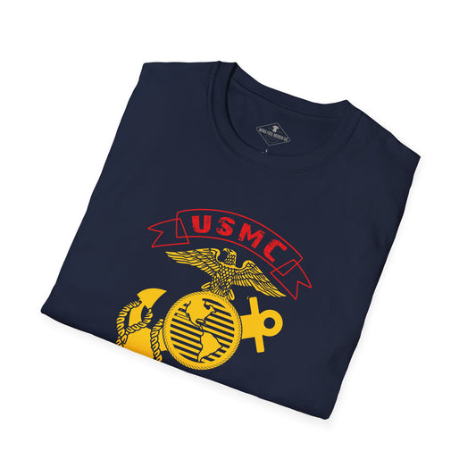 US Marine Corps Dad Navy Blue T-Shirt