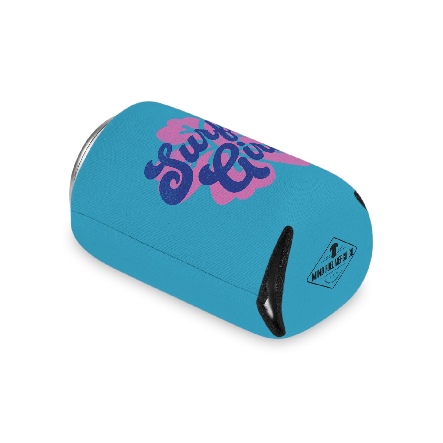 Surfer Girl Turquoise Koozie Can Cooler
