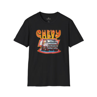 Vintage 1970's Chevy Van Black T-Shirt