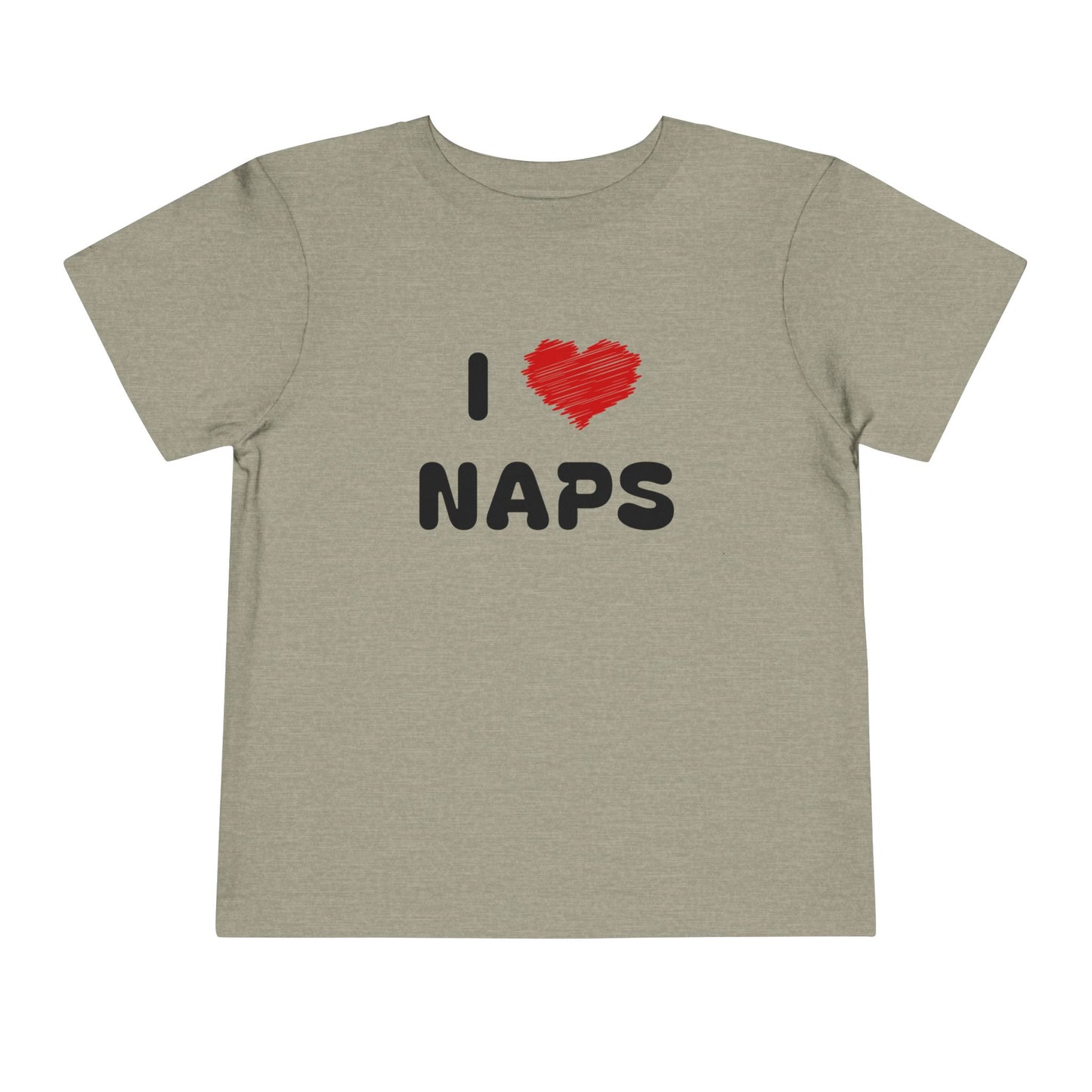 I Love Naps Grey Toddler T-Shirt