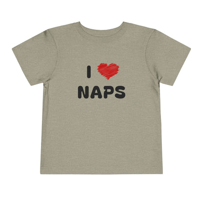 I Love Naps Grey Toddler T-Shirt