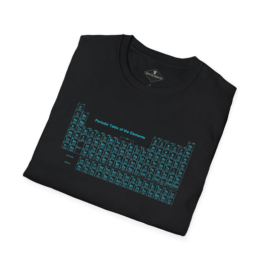 Elements Periodic Table Black T-Shirt