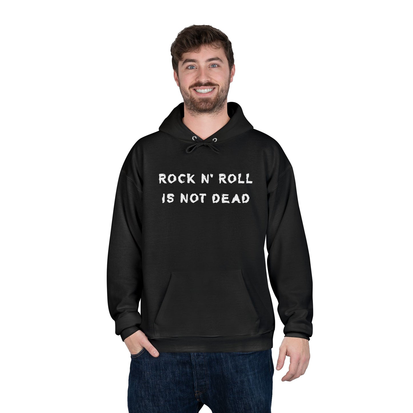 Rock N' Roll Is Not Dead Black Hoodie