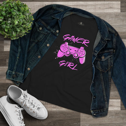 Gamer Girl Black Womens T-Shirt