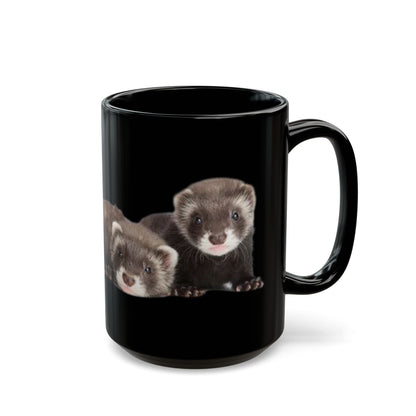 Ferrets Black Mug
