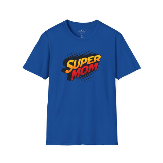 Super Mom Royal Blue T-Shirt