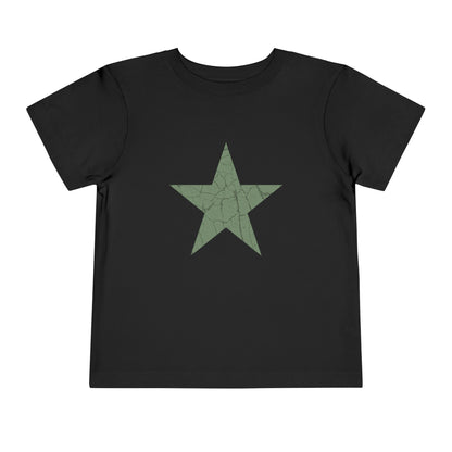 Vintage Star Black Toddler T-Shirt