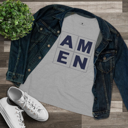 Amen Grey Womens T-Shirt