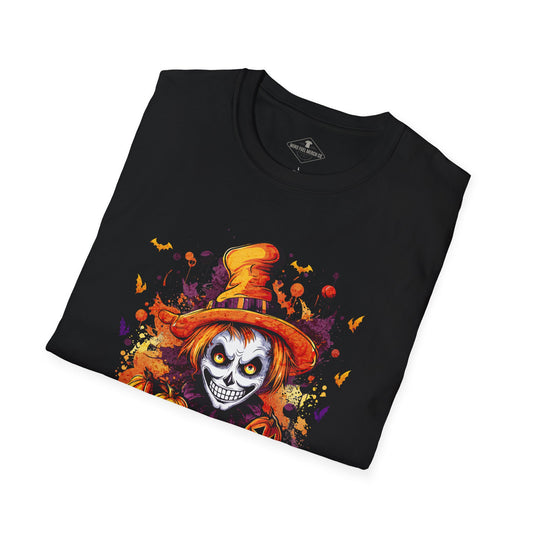 Happy Halloween Witch Black T-Shirt