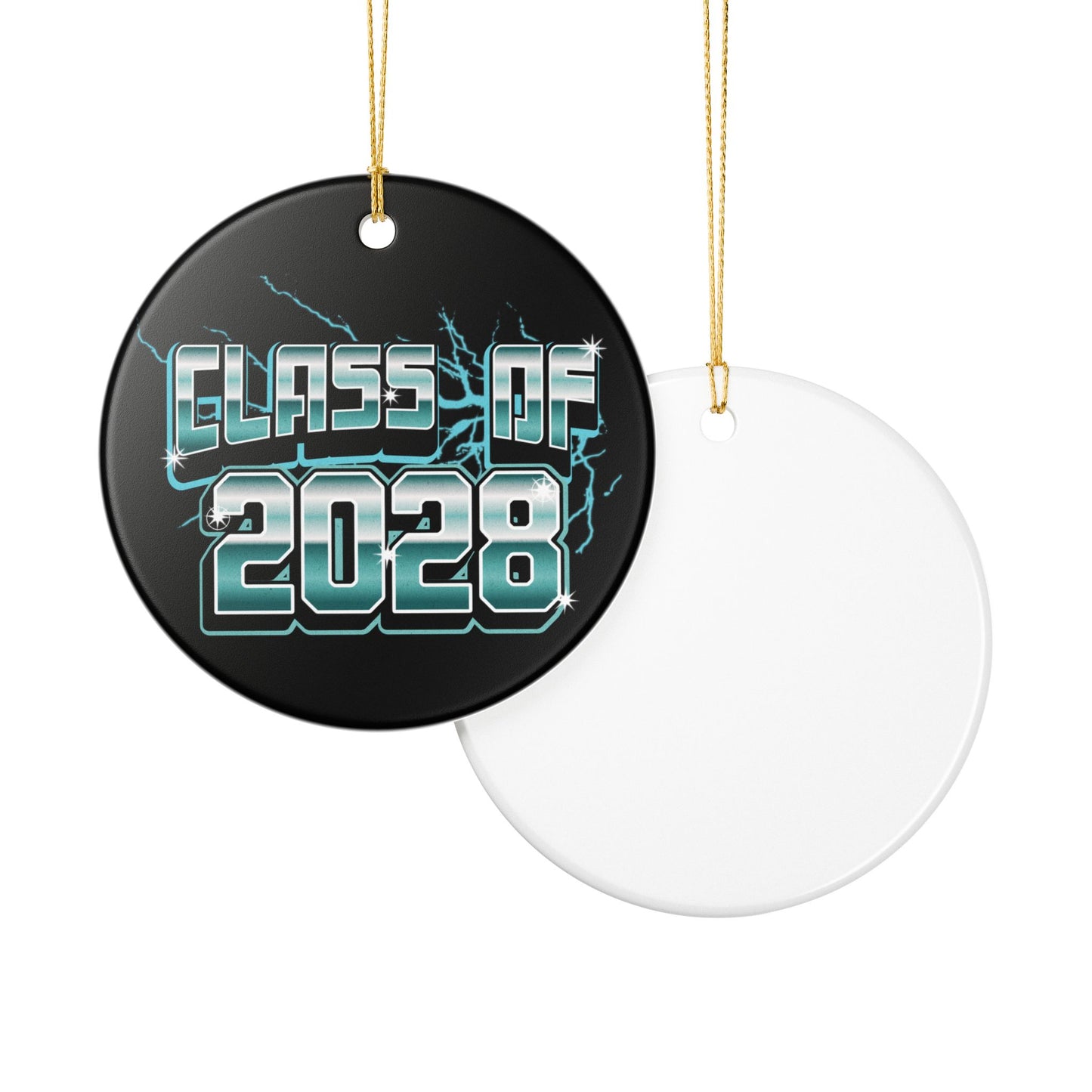 Class of 2028 Ceramic Christmas Tree Ornament