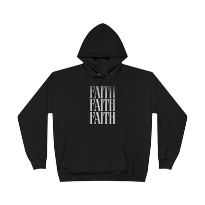 Faith Faded Black Hoodie