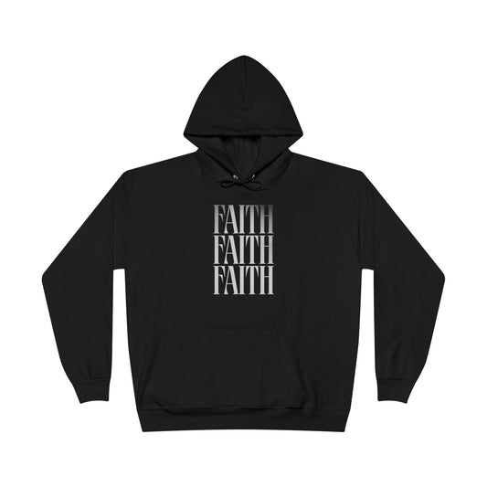 Faith Faded Black Hoodie