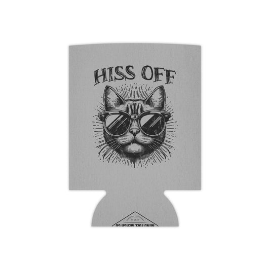 Hiss Off Grey Koozie Can Cooler