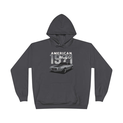 1971 Muscle Car Charcoal Hoodie