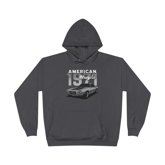 1971 Muscle Car Charcoal Hoodie