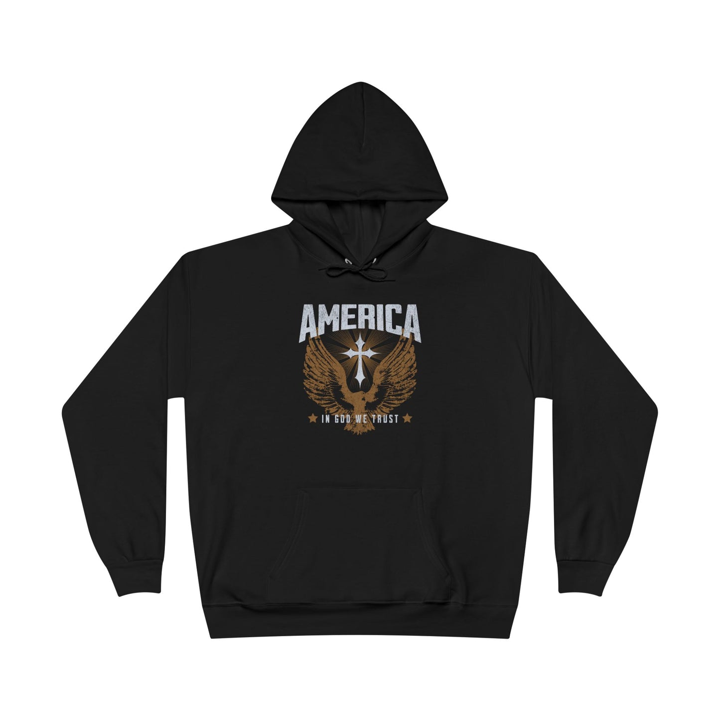 America In God We Trust Black Hoodie