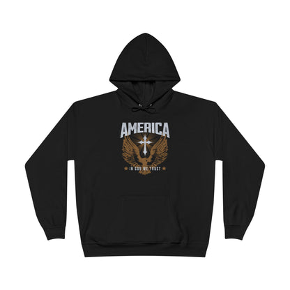 America In God We Trust Black Hoodie