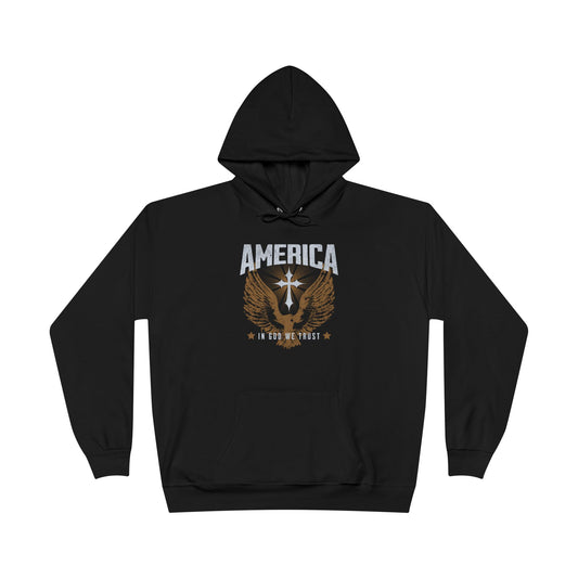 America In God We Trust Black Hoodie