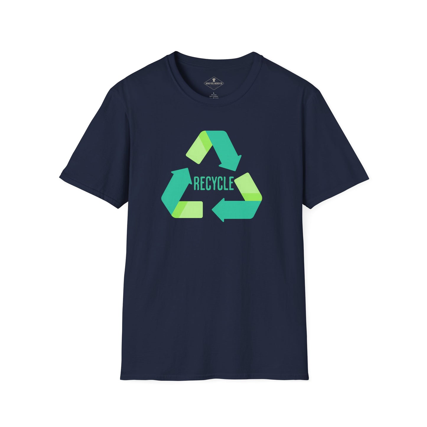 Recycle Navy Blue T-Shirt