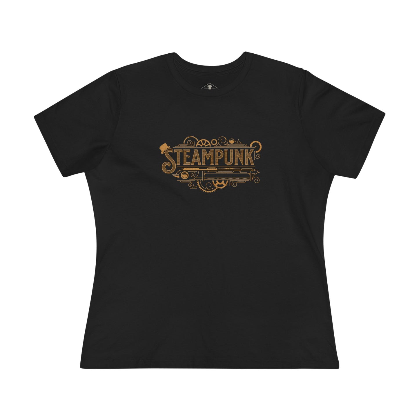 Steampunk Black Womens T-Shirt