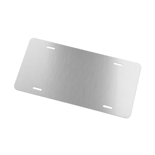 Shift Happens Grey Vanity License Plate