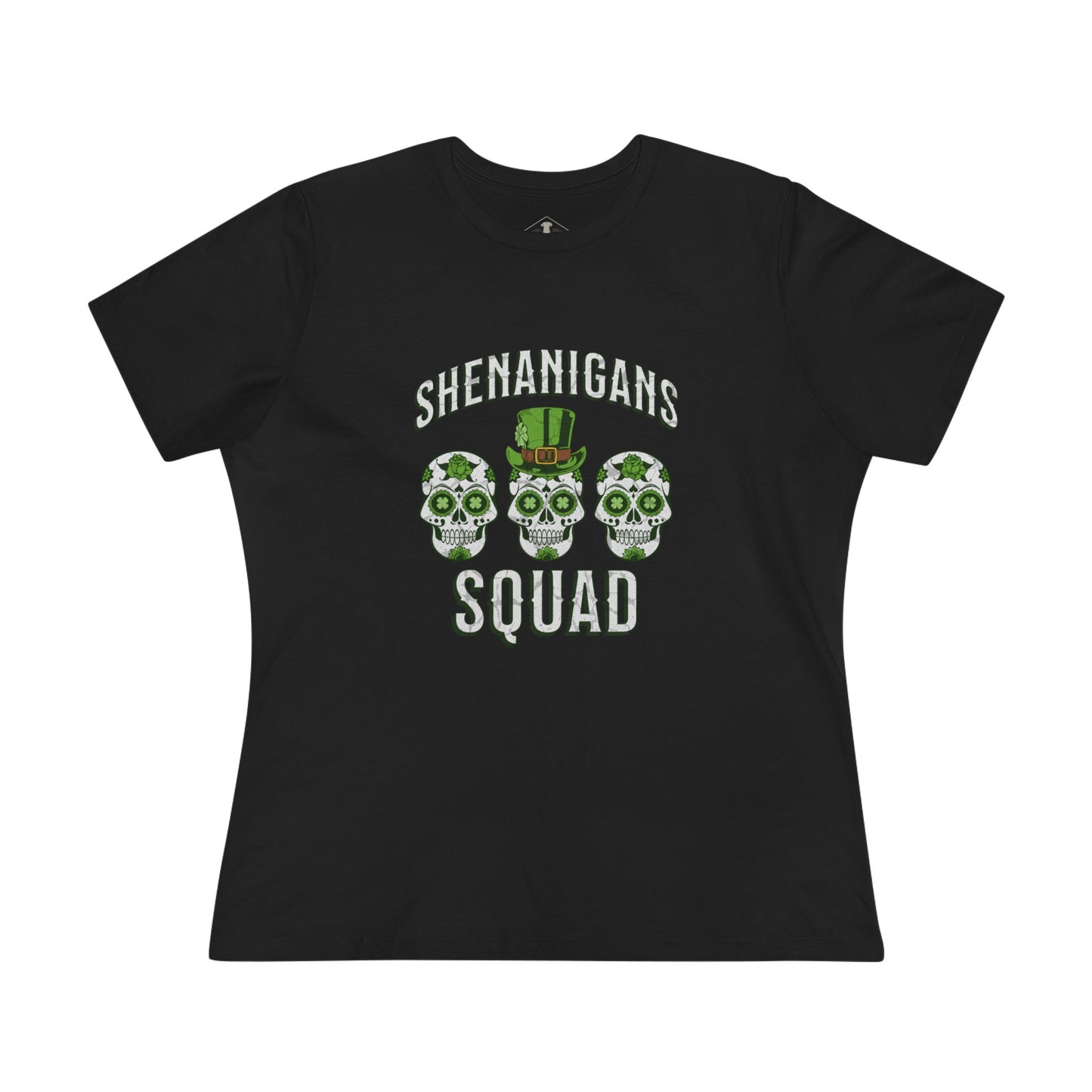 Shenanigans Squad Black Womens T-Shirt