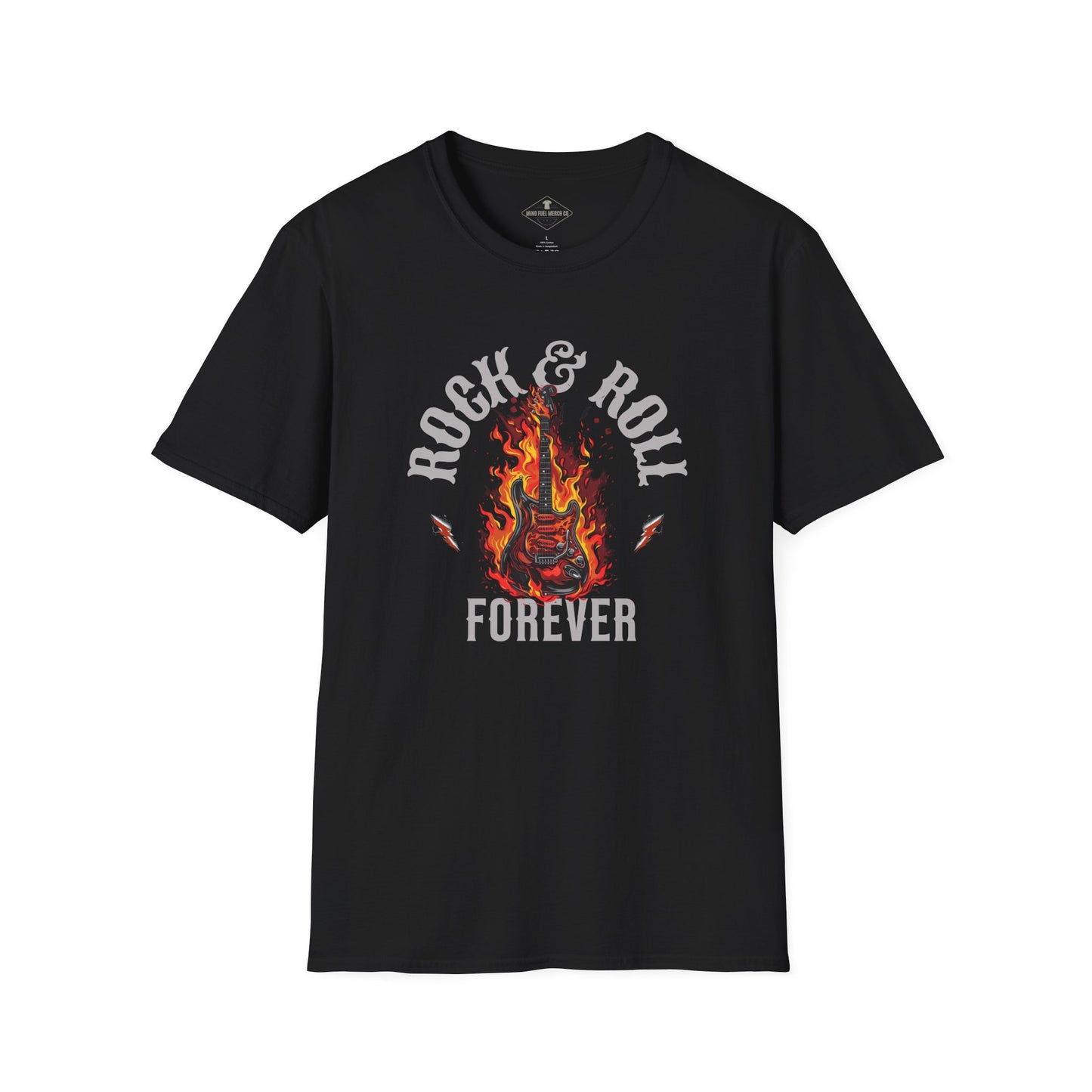 Rock & Roll Forever Black T-Shirt