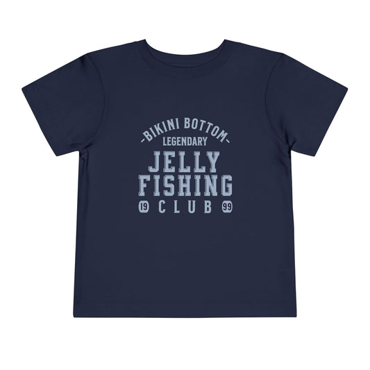 Bikini Bottom Jelly Fishing Club Navy Toddler T-Shirt