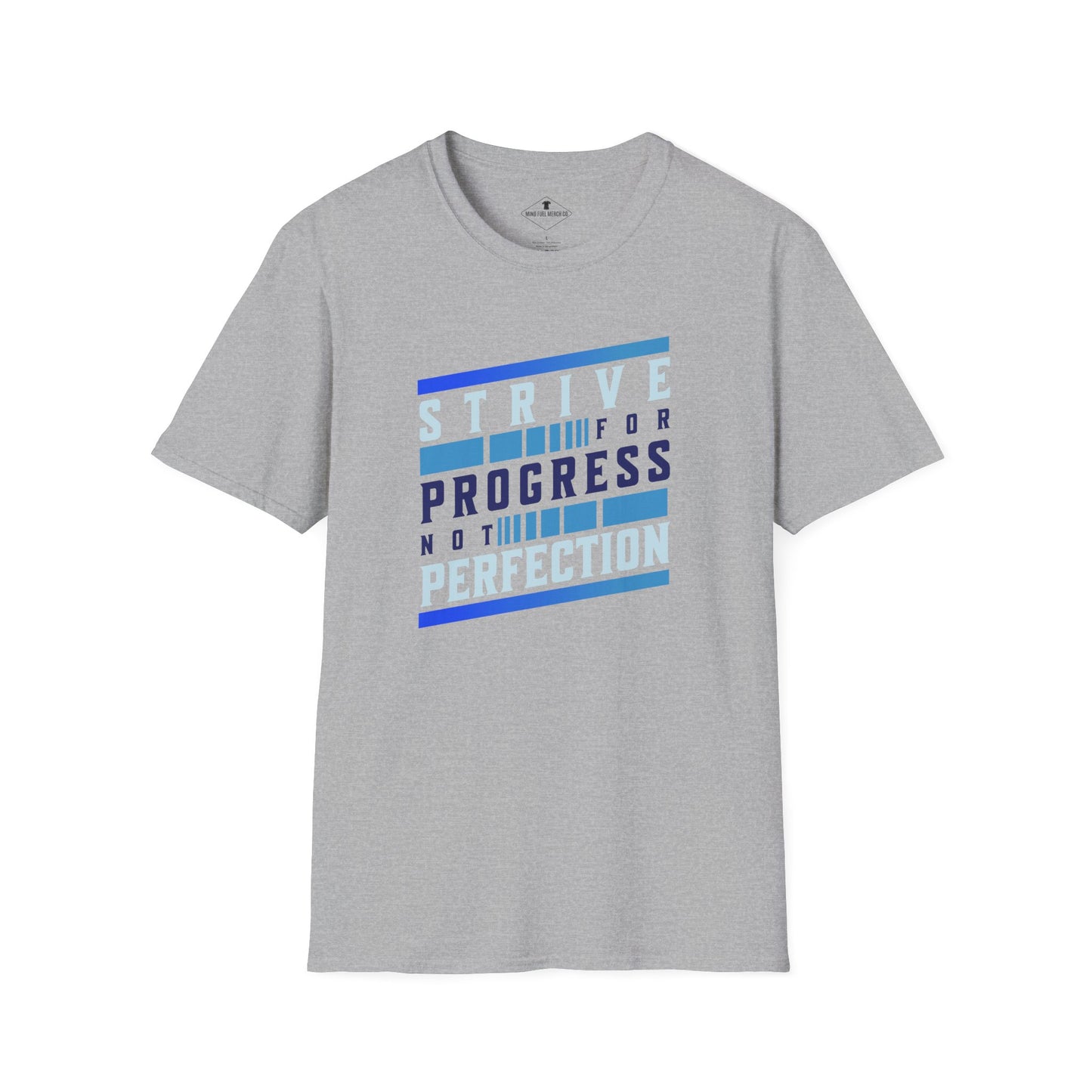Strive For Progress Grey T-Shirt