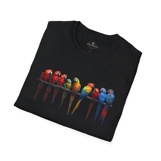 Parrots Black T-Shirt